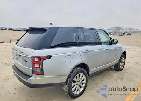 2016 Land Rover Range Rover Hse z USA, uszkodzony, nr VIN SALGS2VF9GA254885